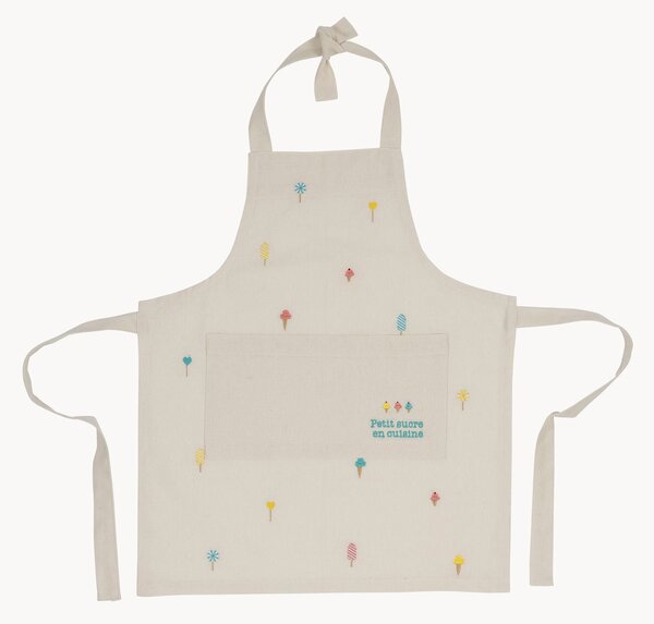 Grembiule per bambini in cotone Dessert Glace