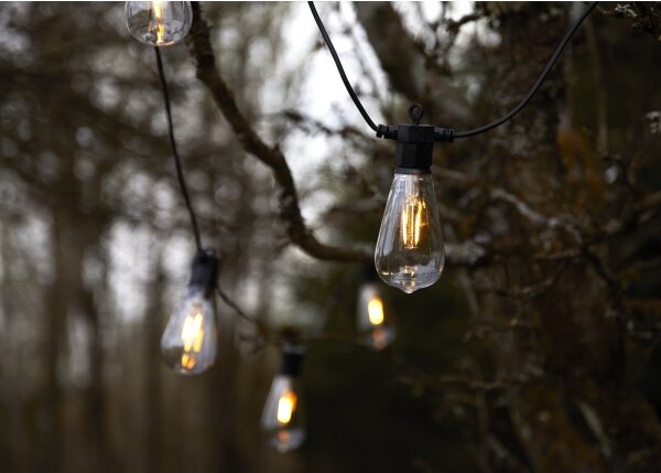 Markslöjd 107293 - Catena LED esterna GIRLANDA GARDEN 10 LED 5,5m IP44
