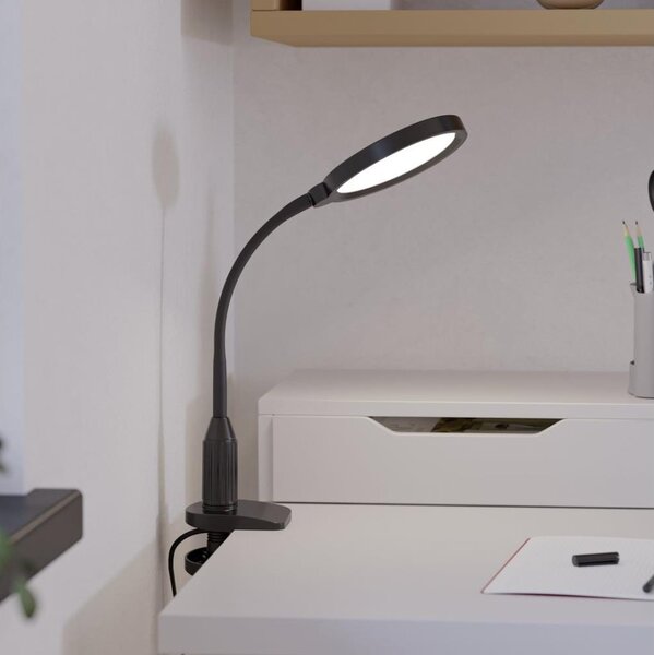 Eglo 902174 - Lampada LED dimmerabile con clip LAURO LED/5,5W/230V 2700/4000/6500K nera