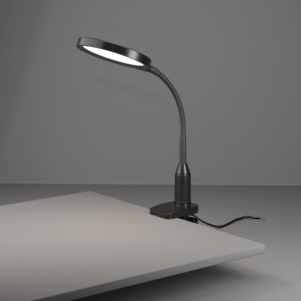 Eglo 902174 - Lampada LED dimmerabile con clip LAURO LED/5,5W/230V 2700/4000/6500K nera