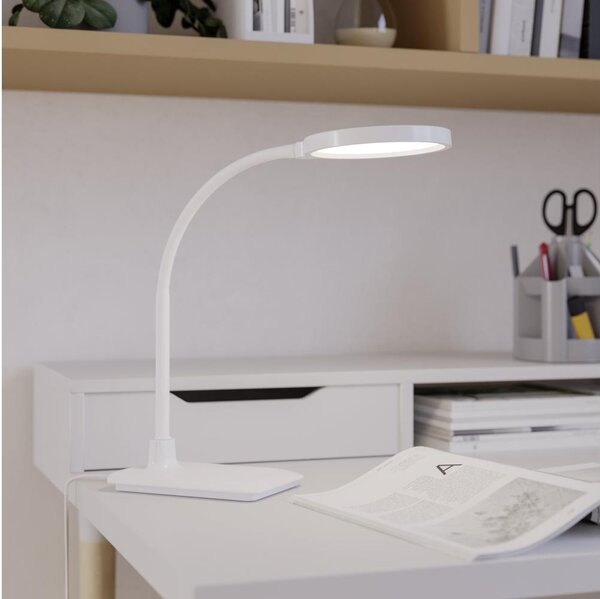 Eglo 902178 - Lampada da tavolo dimmerabile a LED LAURO LED/5,5W/230V 2700/4000/6500K bianco
