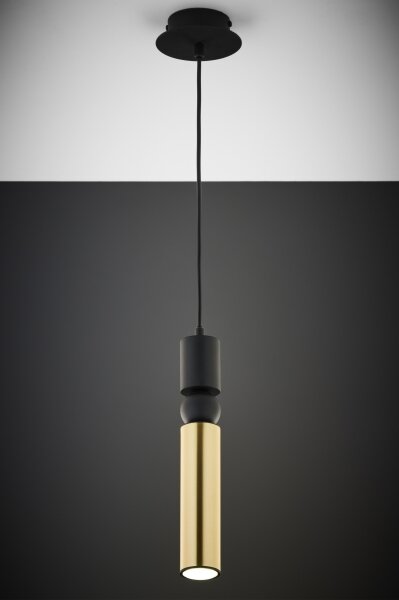 Jupiter 2006 - Lampadario a sospensione con filo ALAS 1xGU10/10W/230V oro/nero