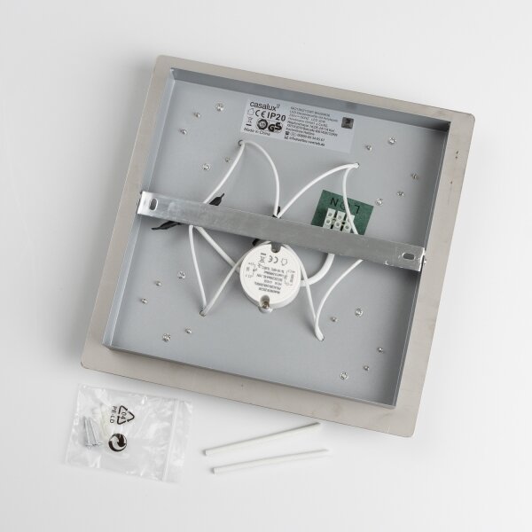 Plafoniera LED 4xLED/4W/230V cromo opaco
