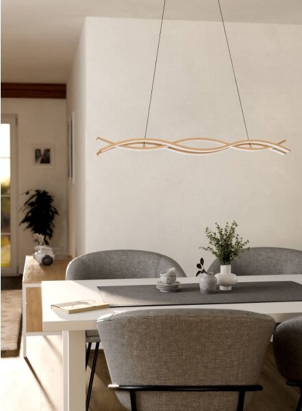 Eglo 901106 - Lampadario LED su cavo LASANA LED/35W/230V dorato