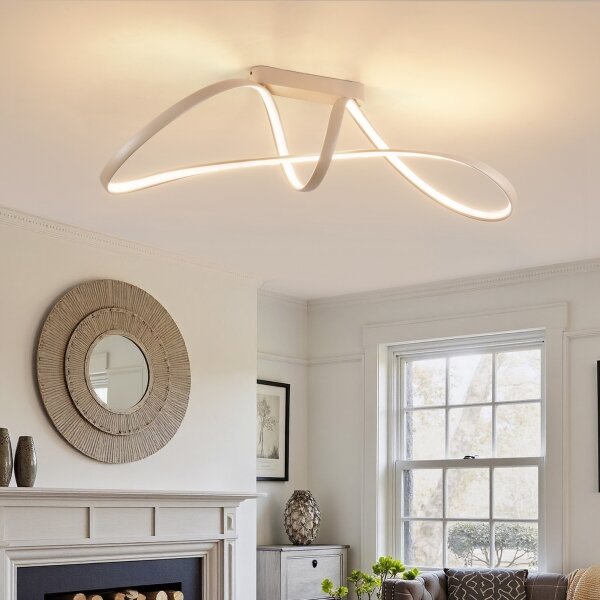 Brilagi-LED Plafoniera dimmerabile TWISTER LED/60W/230V 3000-6000K beige + telecomando
