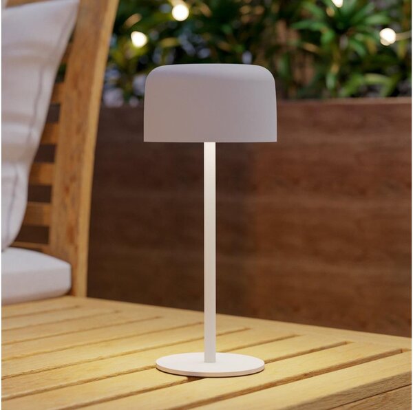 Eglo 901892 - lampada da tavolo solare a LED ROCCANOVA LED/2,8W/3,7V IP44 bianca