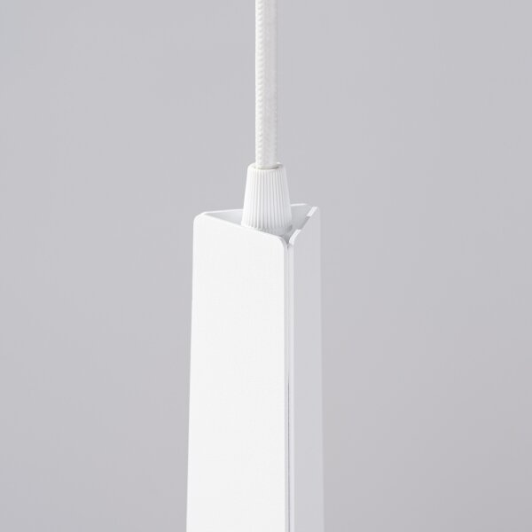 Sollux SL.1397 - Lampadario a sospensione con filo PRYSM 1xG9/8W/230V bianco