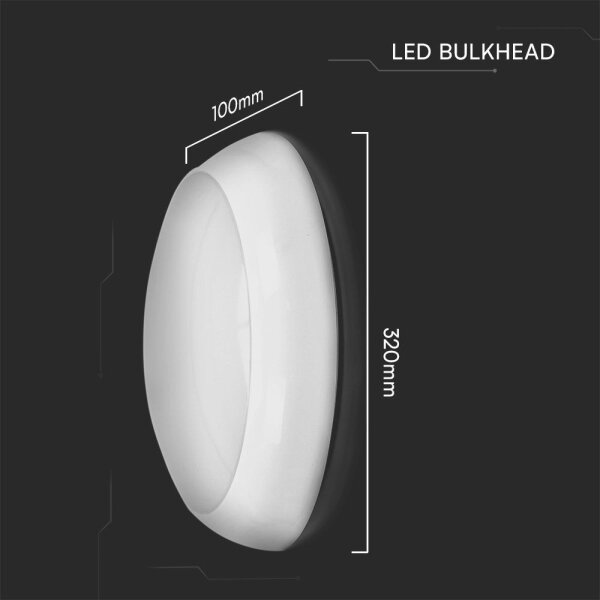 Plafoniera LED da esterno LED/20W/230V IP65 3000/4000/6500K
