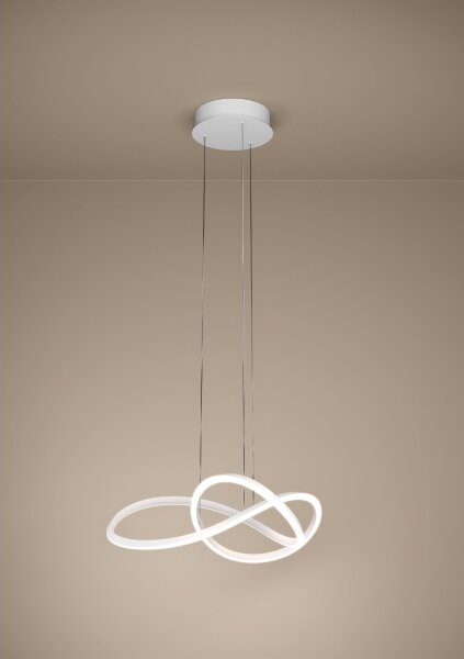 Eglo 390528 - Sospensione LED dimmerabile a cavo RIAZA LED/40W/230V 2200-6500K bianco + telecomando