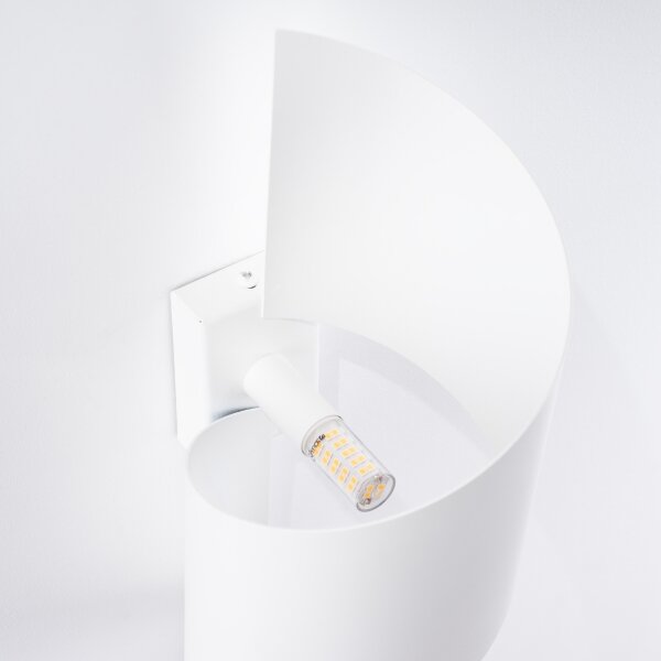 Sollux SL.1308 - Applique TALASSA 1xG9/8W/230V bianco