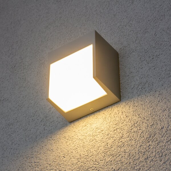 Brilagi - Applique a LED da esterno TERNI LED/12W/230V grigio IP44