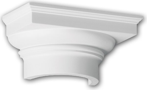 Testa a mezza colonna Profhome 415101 Facciata decorativa in stile toscano