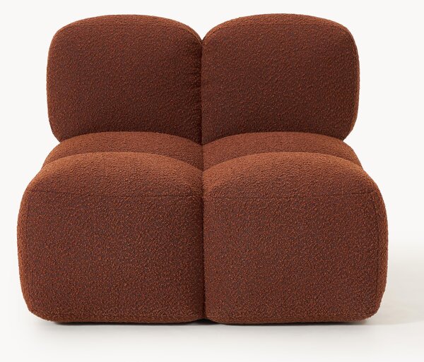 Modulo centrale in bouclé Tayla