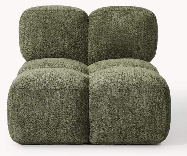 Modulo centrale in teddy-bouclé Tayla