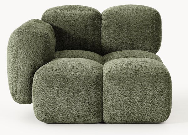 Modulo angolare in teddy-bouclé Tayla