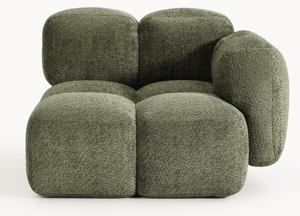 Modulo angolare in teddy-bouclé Tayla