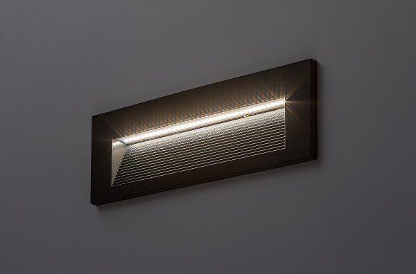 Rabalux 77190 - Applique da parete per esterni KAVALA LED/6W/230V IP65 nera