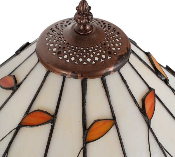 Brilagi - Lampada da tavolo Tiffany in vetro colorato FOLIA 1xE27/60W/230V