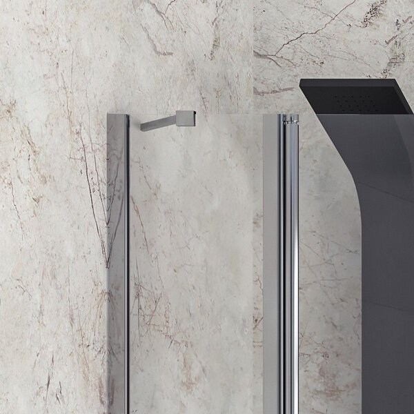 Kamalu cabina doccia 70x80 battente 80 fisso 70cm | kpx2800