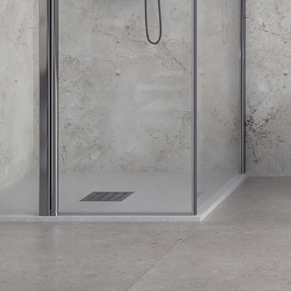 Kamalu cabina doccia 70x80 battente 80 fisso 70cm | kpx2800