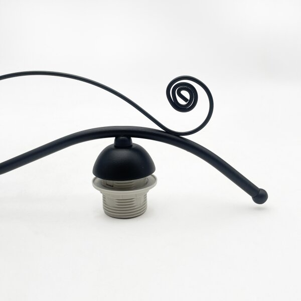 Lampadario a plafone RETRO 3xE27/60W/230V nero/bianco