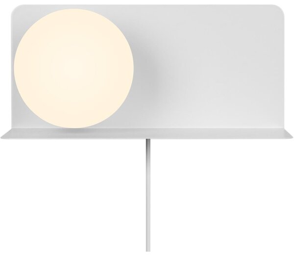 Nordlux - Applique con mensola LILIBETH 1xE14/25W/230V bianco