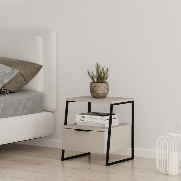 Comodino crema Velia - Marckeric