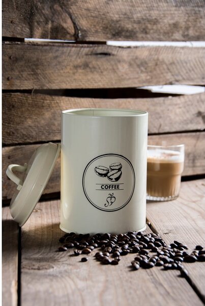 Barattoli da caffè/tè in acciaio in set di 3 pezzi - Esschert Design