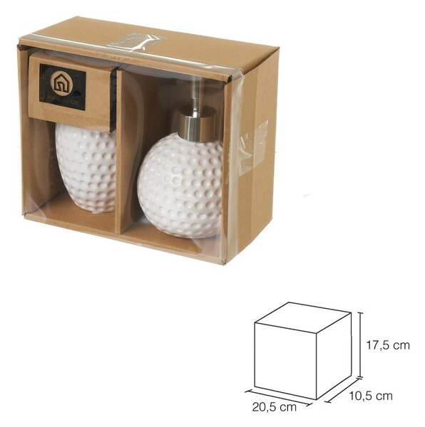 Set di accessori da bagno bianchi - Casa Selección