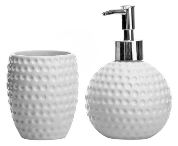 Set di accessori da bagno bianchi - Casa Selección