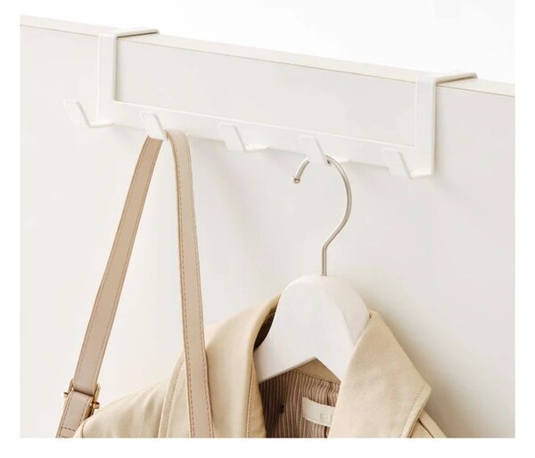 Appendiabiti in metallo bianco 30 cm Tower - YAMAZAKI