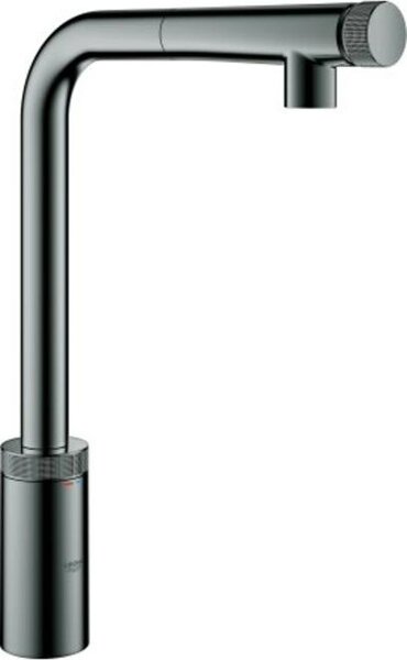 Grohe Minta SmartControl - Miscelatore per lavello con bocca estraibile, SmartControl, Grafite dura 31613A00