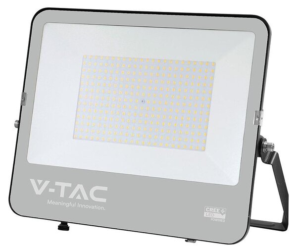 Faretto a LED VT-44205, in vetro, colore nero, regolabile, lunghezza 40,6 cm