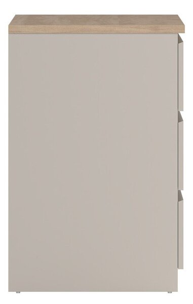 Cassettiera color crema 154x76x50 cm Naia – Tvilum