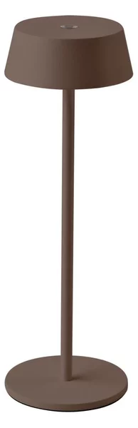 Lampada da tavolo LED da esterno dimmerabile touch ricaricabile LED/2W/5V IP54 marrone