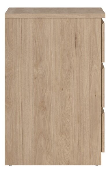Cassettiera di colore naturale con effetto rovere 154x76x50 cm Naia – Tvilum