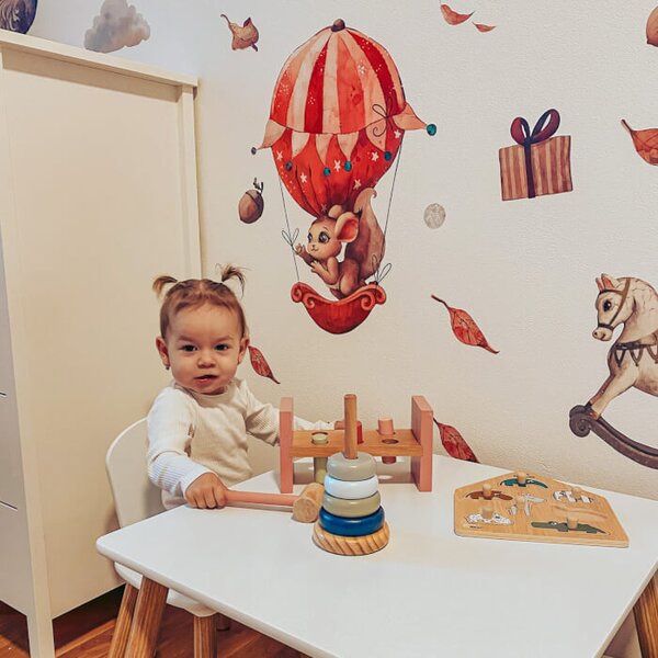 Adesivi da parete per bambini - Il magico mondo
