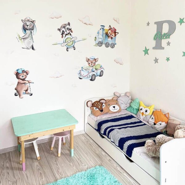 Adesivi per bambini - Animaletti in viaggio