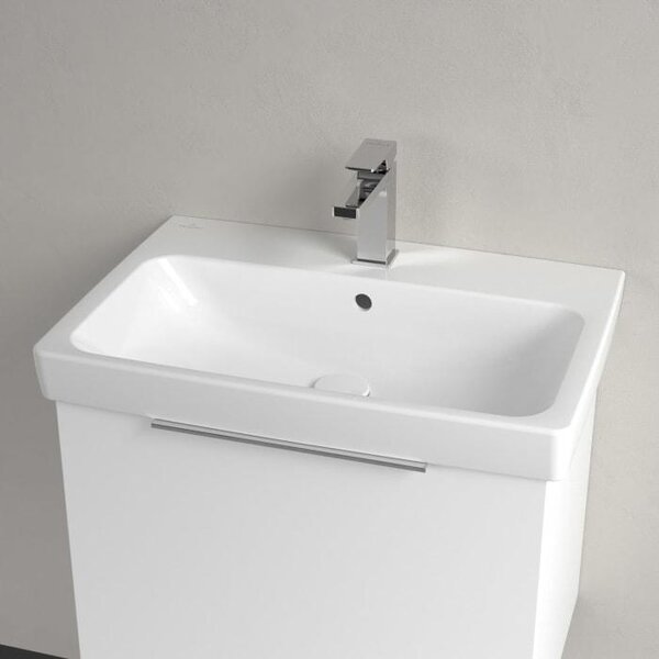 Villeroy & Boch 4A8765T2 WT, serie Architectura, lavabo rettangolare, dimensioni 650x445 mm