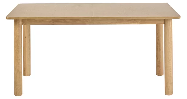 Tavolo da pranzo rettangolare estensibile in legno chiaro frassino L160-210 cm CLAUDIE