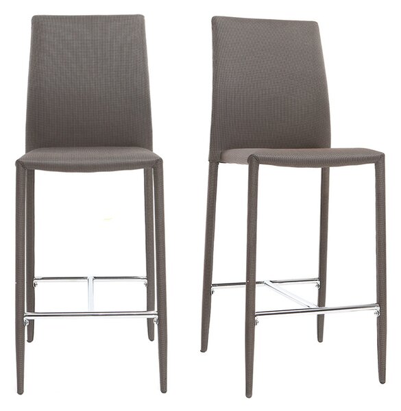 Set di 2 sgabelli / sedie da bar design beige / talpa TALOS