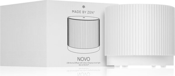 MADE BY ZEN Novo diffusore di aromi a ultrasuoni e umidificatore dell’aria White 1 pz