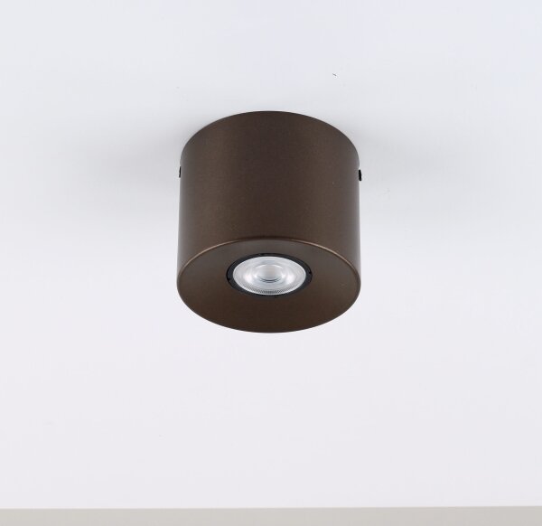 Faretto ORION 1xGU10/10W/230V 9 cm marrone