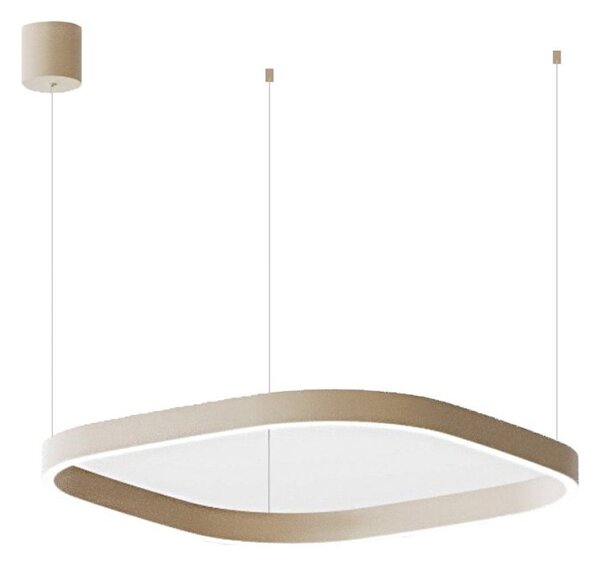 Lampadario moderno gea luce criseide s1p quadrata fcrsn8q led biemissione alluminio - Gea Luce