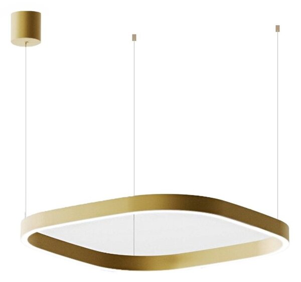 Lampadario classico gea luce criseide s1p quadrata fcrso8q led biemissione alluminio - Gea Luce
