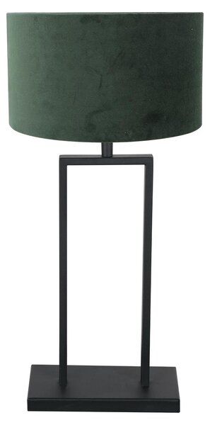 Steinhauer - lampada da tavolo - Stang - nero - metallo velluto - Ø 30cm - E27 - 3862ZW