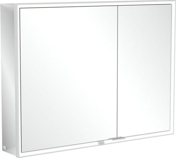Villeroy & Boch My View Now Armoire de toilette apparente, 2 portes, avec éclairage, avec variateur à détecteur, 1000x750x168mm, A4551000, A4551000