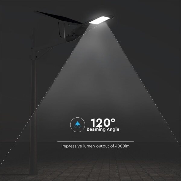 Lampada solare LED dimmerabile 50W 6,4V 6000K IP65 con telecomando
