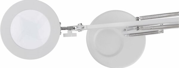 Extol - Lampada da tavolo LED dimmerabile con una lente d'ingrandimento LED/8W/5V 2900/4500/7500K bianco