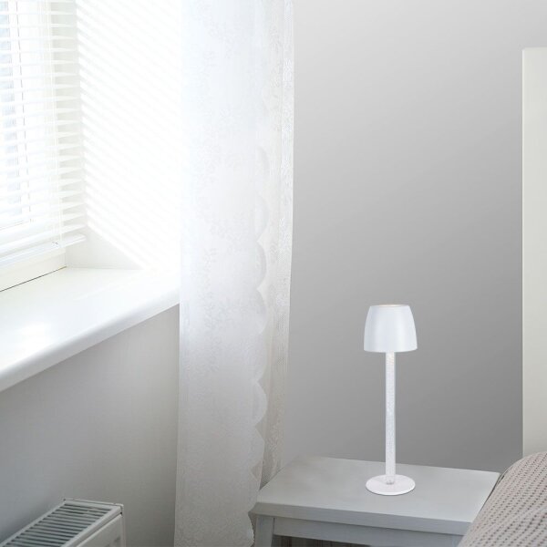 LED Lampada da tavolo ricaricabile dimmerabile LED/3W/5V 3000K nero